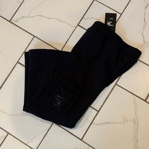 Unisex Nike 3Brand Kids Black Cargo Sweats - NWT, size M (10-12)